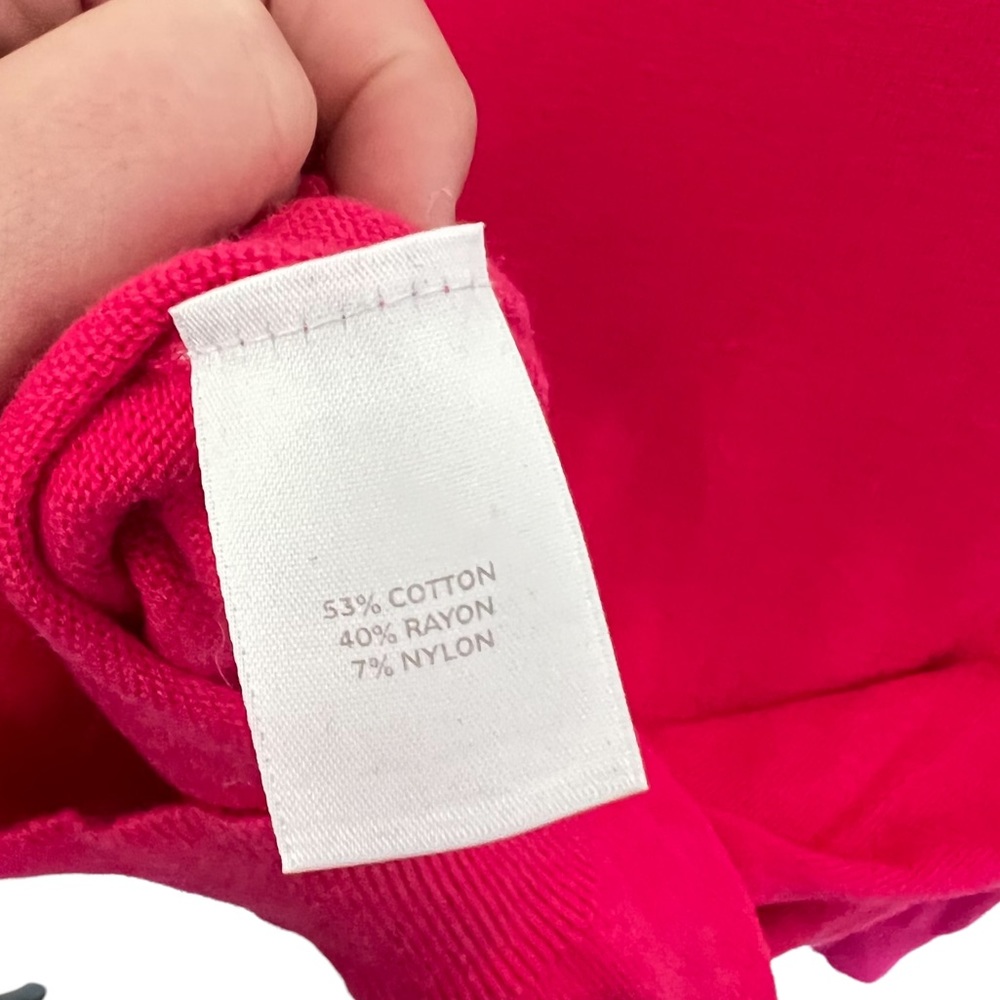 Halogen Collegiate Crew Neck Monogram Sweater - image 7